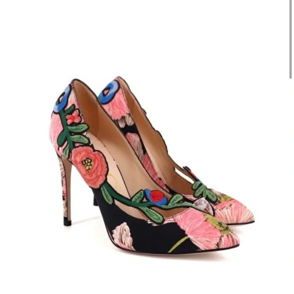 Rare! Gucci Canvas Flora Print Ophelia - Picture 1 of 12